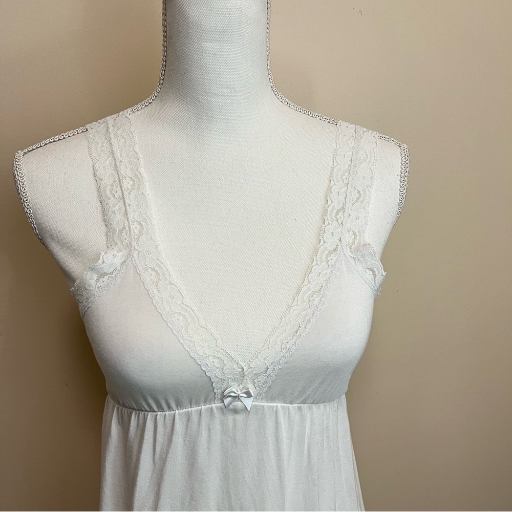 Barefoot Dreams Luxe Milk Jersey Lace Cami Tank PJ’s - Size S - Picture 4 of 16